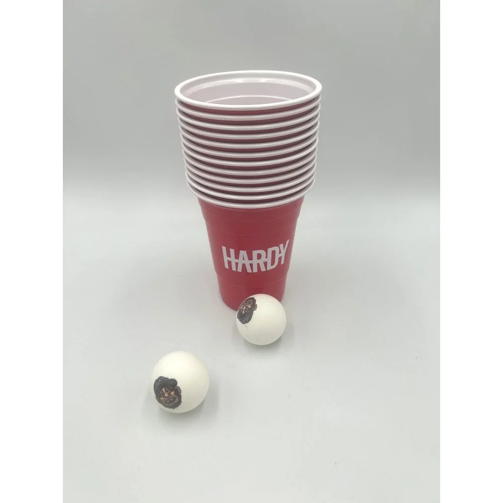 HARDY Country Music Red Beer Pong Cups Set Official Merchandise NEW